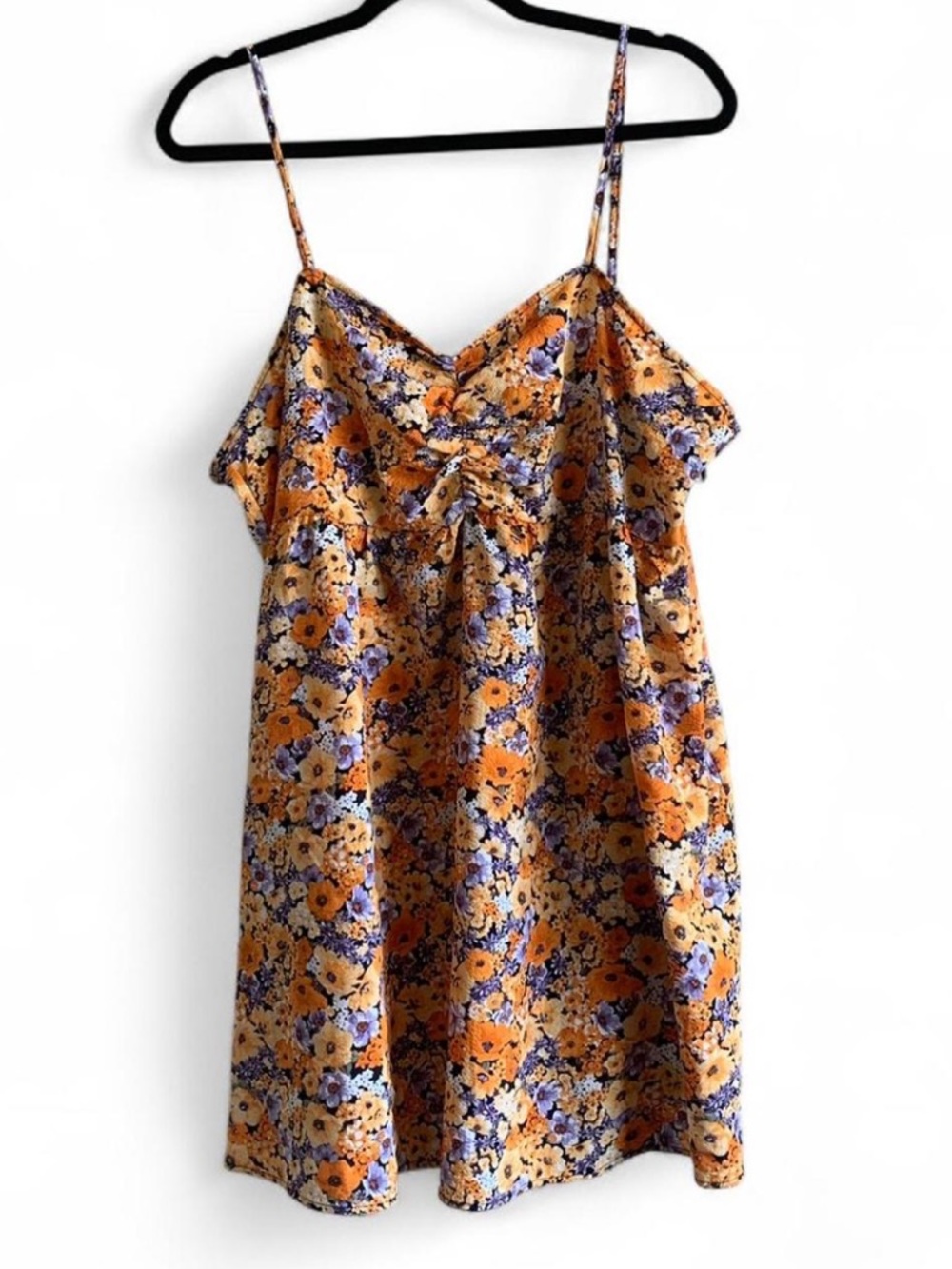 H&M Floral Spaghetti-Strap Dress size XLarge